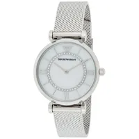 Emporio Armani Damen Quarz 2 Zeiger Uhr mit Armband