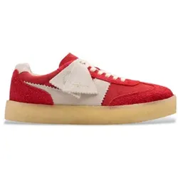 Clarks für Damen. 26180666 Lederschuhe Tor 80 rot (37.5), Wohnung, Wildleder, Schnürsenkel, Lässig