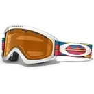 Oakley O2 XS Frame Snowboardbrille Ripped Torn Persimmon - weiss