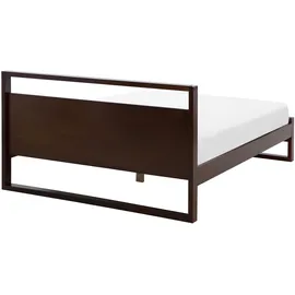Beliani Giulia 160 x 200 cm Dunkelbraun