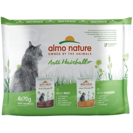 Almo Nature Holistic Anti Hairball Multipack 6x70 g
