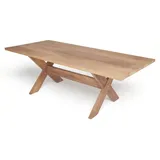 aea Gartentisch 140 x 80 x 85 cm Braun