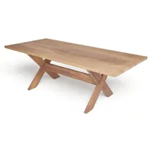 aea Gartentisch 140 x 80 x 85 cm Braun