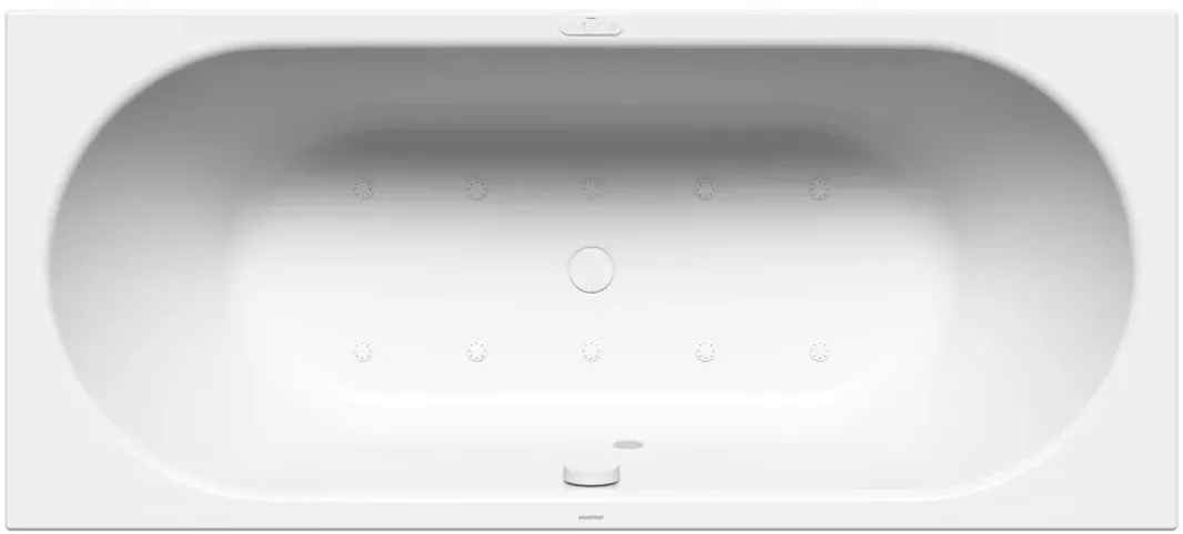 Kaldewei Badewanne CLASSIC Mod.110 SOUL, 1800 x 800, alpin,PEFF,re,int. Einl.,Sicht. chrom 291060543001