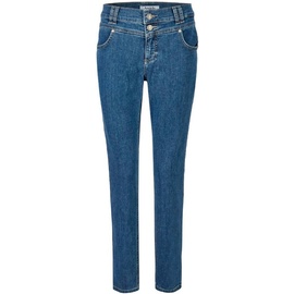 ANGELS Slim-fit-Jeans »SKINNY BUTTON«, blau