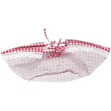 UPKOCH Waschbarer Picknickkorb-Einsatz Rotkariert Fester Baumwollstoff Ersatz für Flechtkörbe Langlebiger Wiederverwendbarer Korb-Innenfutter für Boho und Landhausstil