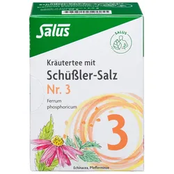 Kräutertee mit Schüssler-salz Nr.3 Salus 15 St