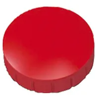 Maul Rundmagnet Solid 24 mm 0,6 kg Haftkraft 10 Stück rot Packung mit 24 Stück