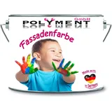 10 Liter hochwertige Silikonharz Fassadenfarbe Sockelfarbe RAL-Farbtonkarte - RAL 5023 Fernblau / 10 Liter