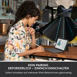 Logitech Crayon digitaler Zeichenstift für iPad grau