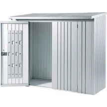 Biohort Türpaket für Kaminholzregal 230 Stahl 138 x 172,5 cm Dunkelgrau-Metallic