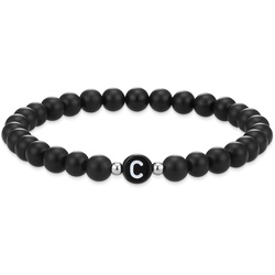 Eastside Armband Buchstaben Achat in Schwarz 