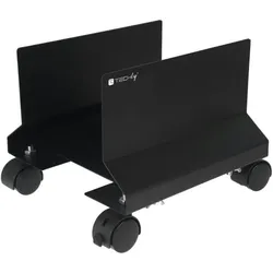 Techly ICA-CS 34 Multimediawagen & -ständer Schwarz PC Multimedia-Wagen