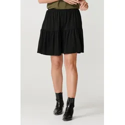 Basic weicher Minirock - schwarz - PIECES