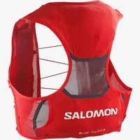 Salomon Pulsar 3 Laufweste mit Flasks Unisex Rot-M