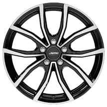 Autec Vidron schwarz poliert Alufelge 15 Zoll ET43 5x112 ML57.1