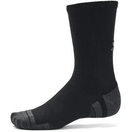 Under Armour Performance Tech Crew Socken 3er Pack Schwarz L (42-47)