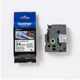 Brother TZe-SL251 schwarz auf weiß 24mm / 8m laminiert selbstklebend