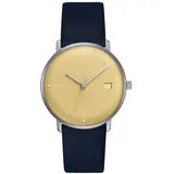 Junghans 47/4553.02 max bill Damen-Armbanduhr Quarz Dunkelblau