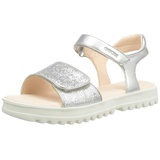 GEOX Mädchen J Coralie Gir Sandal, Silber, 29 EU