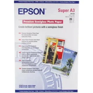 Epson Premium Semigloss Photo A3+ 251 g/m2 20 Blatt (C13S041328)