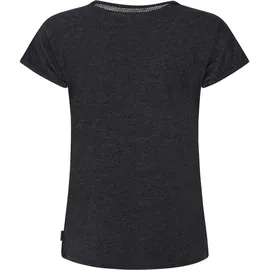 Protest Mondays Kurzarm-t-shirt Mit V-ausschnitt - True Black - XS