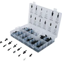 BGS Kfz-Befestigungsclip-Sortiment für VW, Audi, Volvo, Chrysler, Ford, Mercedes...