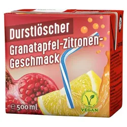 Durstlöscher Granatapfel Zitrone Erfrischungsgetränk 500ml