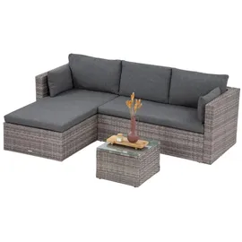 beautysofa SEVILLA Loungeset grau
