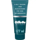 Gillette Body&Intimate 2in1 Shave Cream Rasierprodukt mit Reinigungsemulsion für die Leistengegend für Herren 150 ml