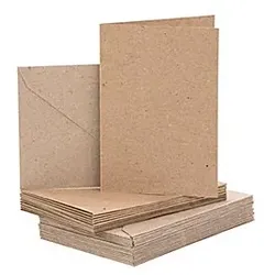 Mini-Recycling-Doppelkarten & Hüllen, je 20 Stück
