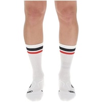 UYN Herren Tennis Socke, White/Black/Red, 35/38