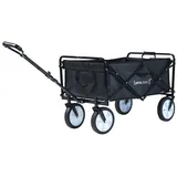 pro.tec Bollerwagen Stenlille 84x55 cm max. 80 kg Schwarz