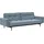 Innovation Living Sofa Splitback Polyester 242 x 79 x 99 cm Blau