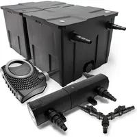 Wiltec SunSun, Brunnen + Gartenteich, Filter Set 60000l Teich
