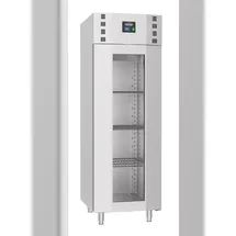 CombiSteel Tiefkühlschrank Edelstahl Glastür Mono Block 700 Ltr