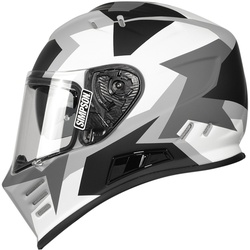 Simpson Venom Have Blue Helm, grau-weiss, Größe 2XL für Männer