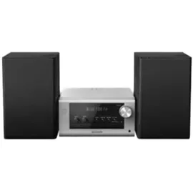 Panasonic SC-PM700EG-S Bluetooth, CD Player, 2x 40 W, Stereoanlage, Silber