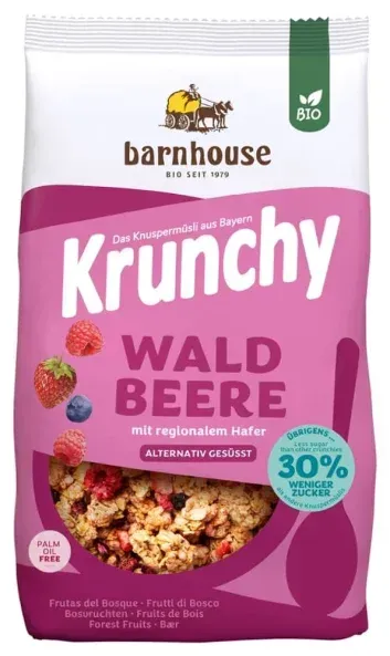 Barnhouse Krunchy Waldbeere weniger Zucker bio 500g