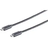 S/CONN maximum connectivity USB-C 1,5 m Schwarz