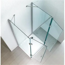Glaszentrum Hagen Ares U-Kabine mit Pendeltür rechts 90 x 195 cm transparent/weiß