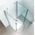 Glaszentrum Hagen Ares U-Kabine mit Pendeltür rechts 90 x 195 cm transparent/weiß