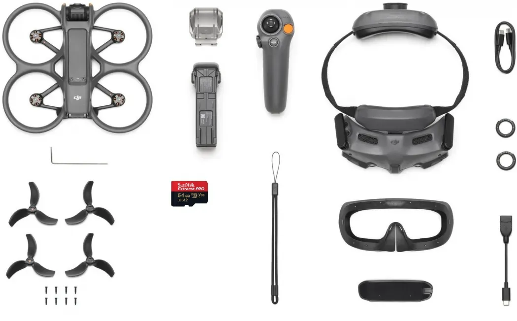 DJI Avata 2 Fly More Combo (Single Battery) + SanDisk Extreme Pro 64GB| Dealpreis