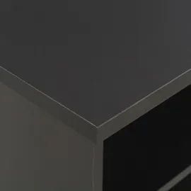vidaXL Bartisch 60 x 60 x 110 cm Schwarz