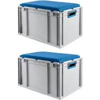 Proregal SparSet 2x Eurobox NextGen Seat Box Blau HxBxT