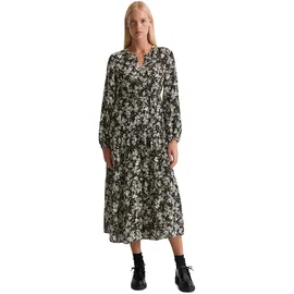 Marc O'Polo Druckkleid Freizeitkleid Schwarz 36