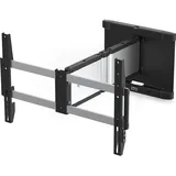 Smart Media SMS Icon 3D Large Alu/Black (Wand, 80", 40 kg), TV Wandhalterung, Schwarz
