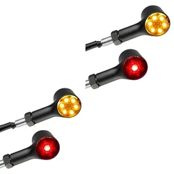 2x 3 in 1 LED Blinker Motorrad mit Rücklicht und Bremslicht Lumitecs BP1 mit E-Prüfzeichen