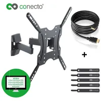 Conecto TV Wandhalterung für 32-55 Zoll (ca. 81-140cm) Flach