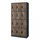 Jan Nowak Schließfachschrank Metall 185 cm x 90 cm x 40 cm Anthrazit-Holz 12 Fächer